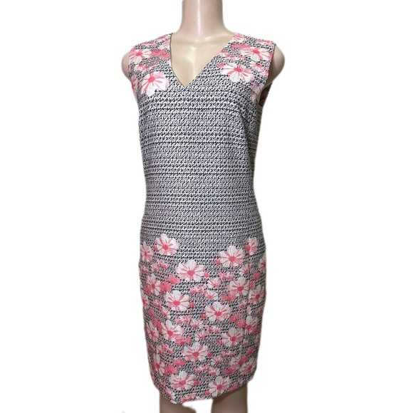 KARL LAGERFELD Floral Sleeveless Dress - Picture 1 of 12